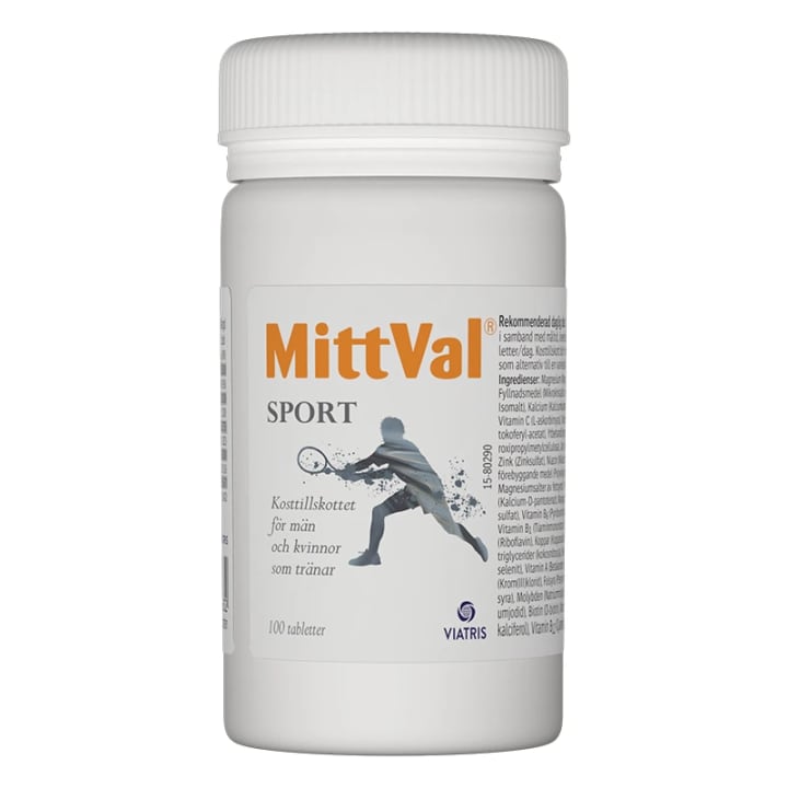 MittVal Sport Tablett 100st MittVal