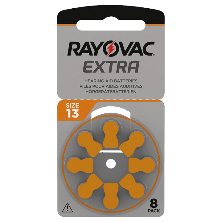 Rayovac Extra Hörapparatsbatterier 13 Orange 8st Rayovac