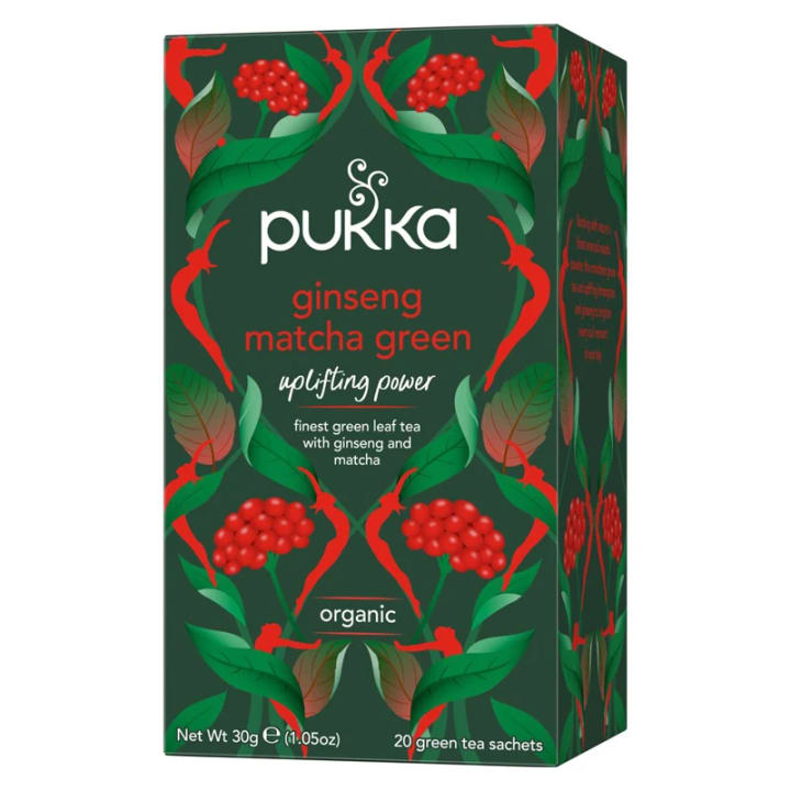 Pukka Grönt Te Ginseng Matcha Green 20-pack Pukka