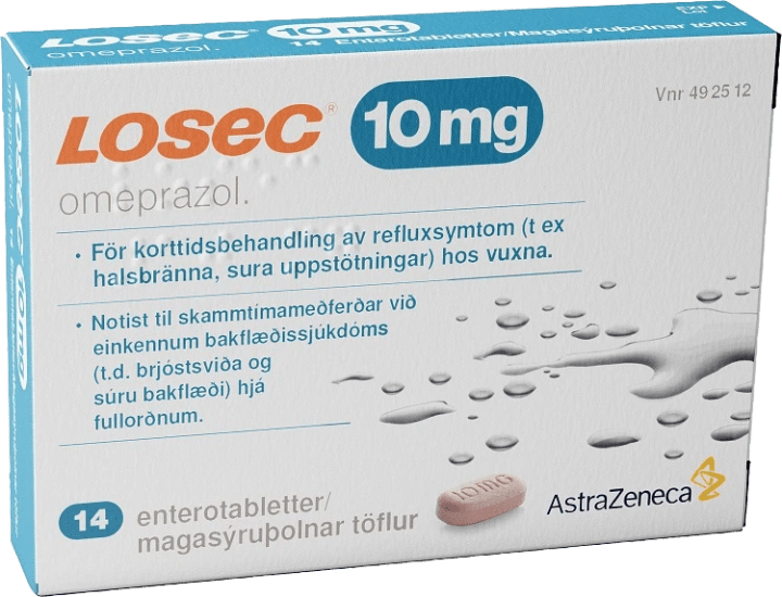 Losec tablett 10 mg 14 st Losec
