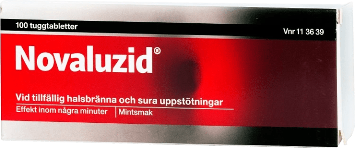 Novaluzid tuggtablett 100 st Novaluzid