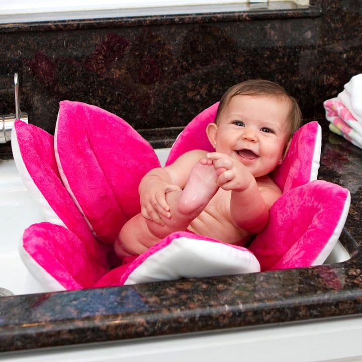 Blooming Bath Pink Babybadstöd Blooming Bath