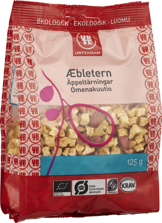 Urtekram Äppeltärningar Eko 125 g Urtekram