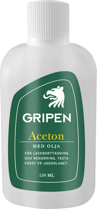 Gripen Aceton Med Olja 150 ml Gripen