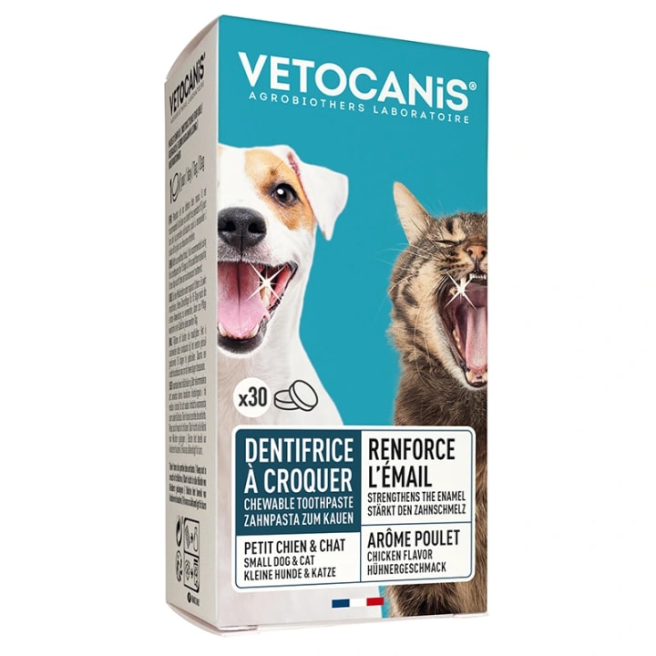 Vetocanis Tuggtandkrämstablett Katt 30-pack Vetocanis