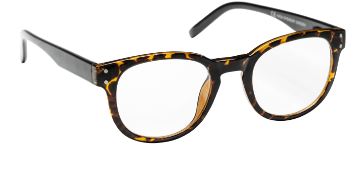 Haga Danderyd Havana/Black Läsglasögon 1par +1.5 Haga Eyewear