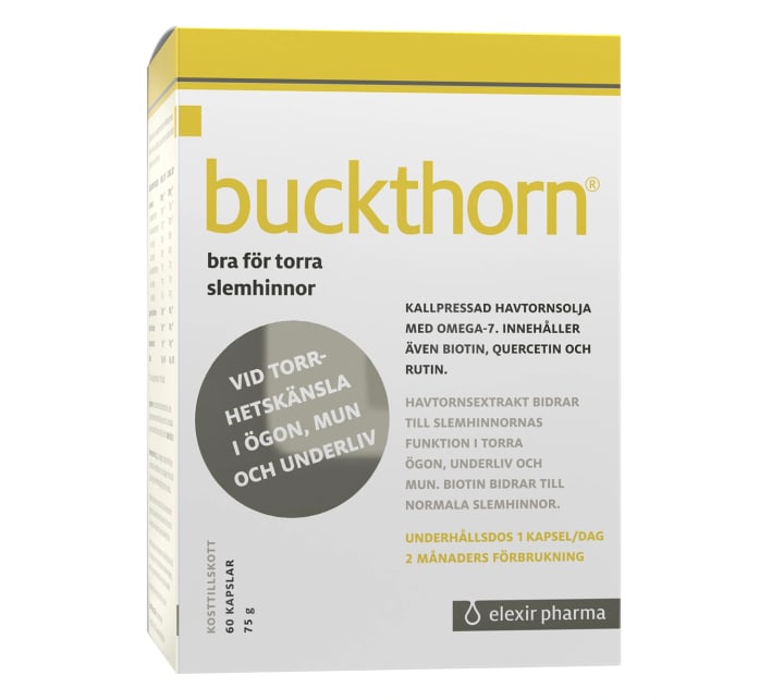 Elexir Buckthorn 1000 mg 60 kapslar Elexir Pharma