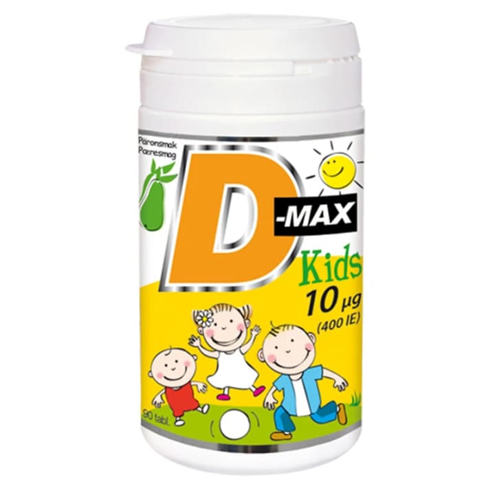 D-Max KIDS Tuggtabletter 10 ug 90 st D-Max