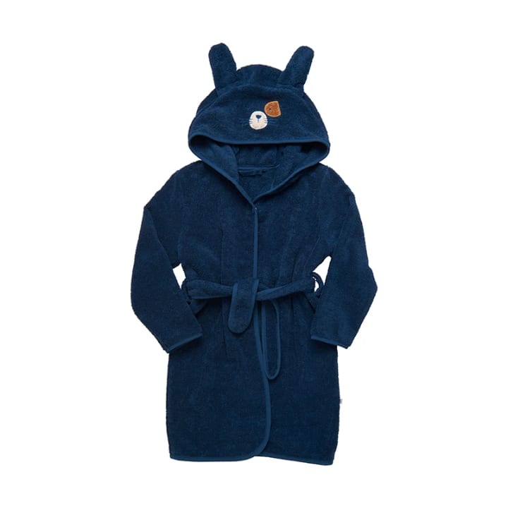 Pippi Organic Bath Robe Dress Blues 74/80 Pippi