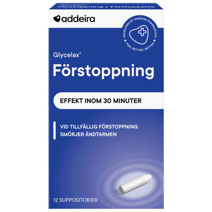 Addeira Glycelax Förstoppning 12 st suppositorium Addeira