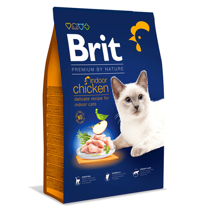 Brit Premium by Nature Cat Indoor Chicken 8 kg Brit