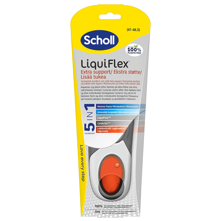 Scholl Insoles Liquiflex Extra Support  L Scholl