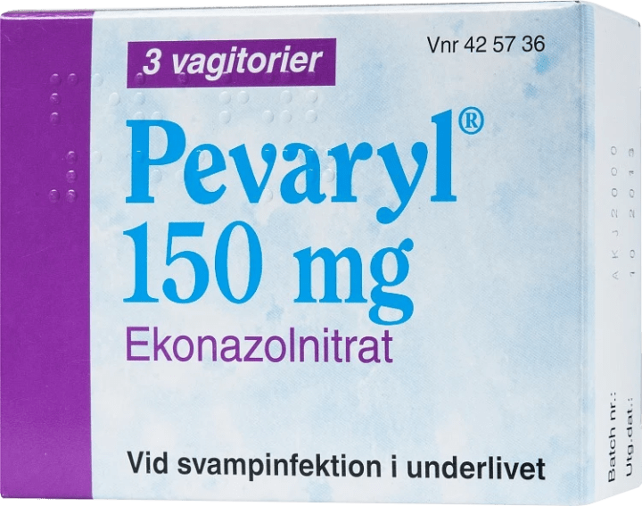 Pevaryl vagitorium 150 mg 3 st Pevaryl