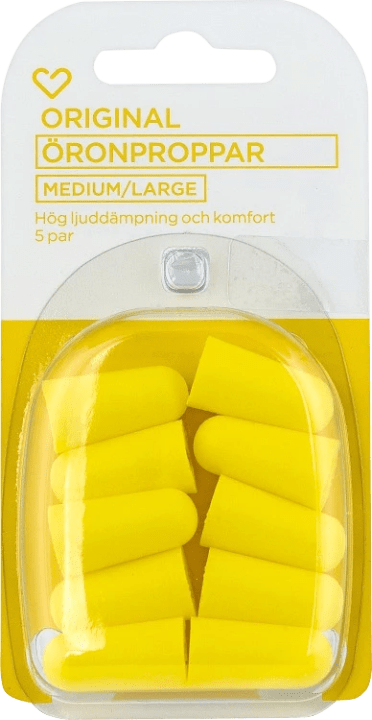 Hjärtats öronproppar medium/large 5 par Hjärtats