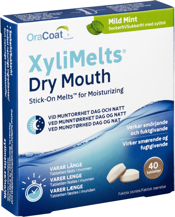 XyliMelts Munfukttablett 40 st XyliMelts