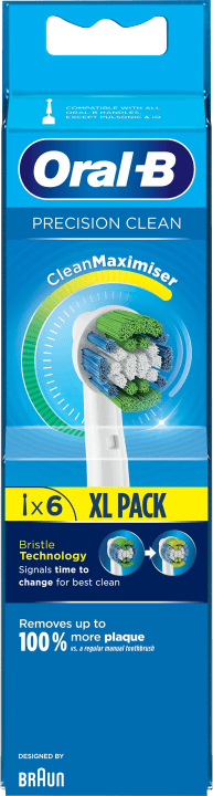 Oral-B Precision Clean Borsthuvud 6 st Oral-B
