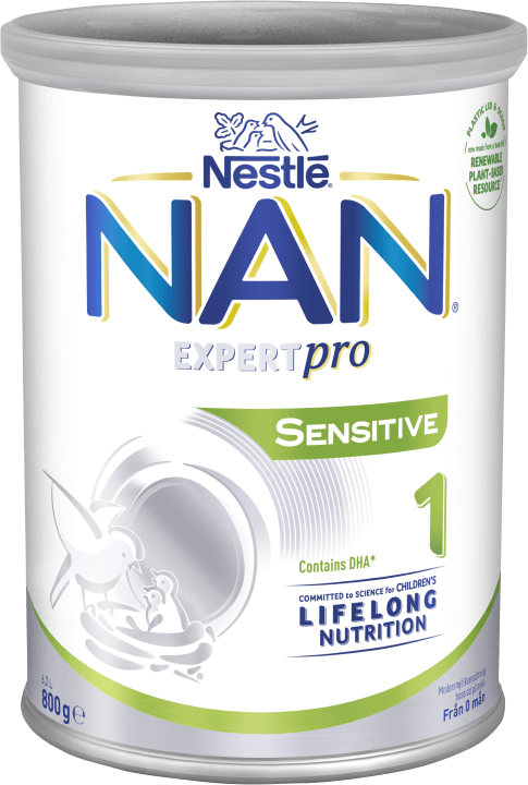 NAN Expertpro Sensitive 1 Modersmjölkersättning 800 g Nan