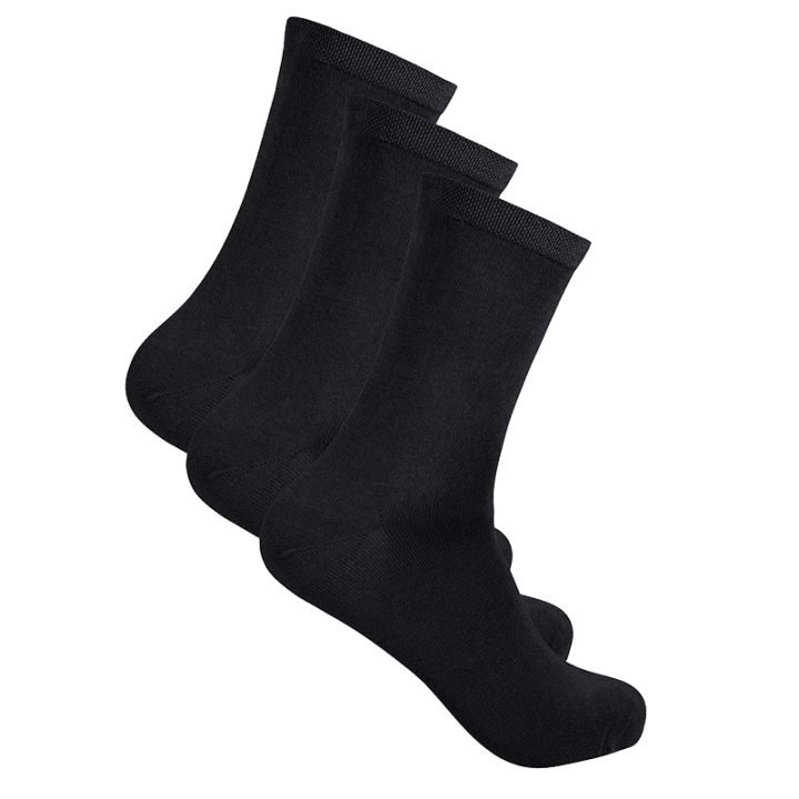 Life Wear Bambustrumpa med Komfortresår 3-pack Svart 37-39 Life Wear