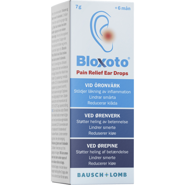 Bloxoto Pain Relief Ear Drops 7 ml Bloxoto