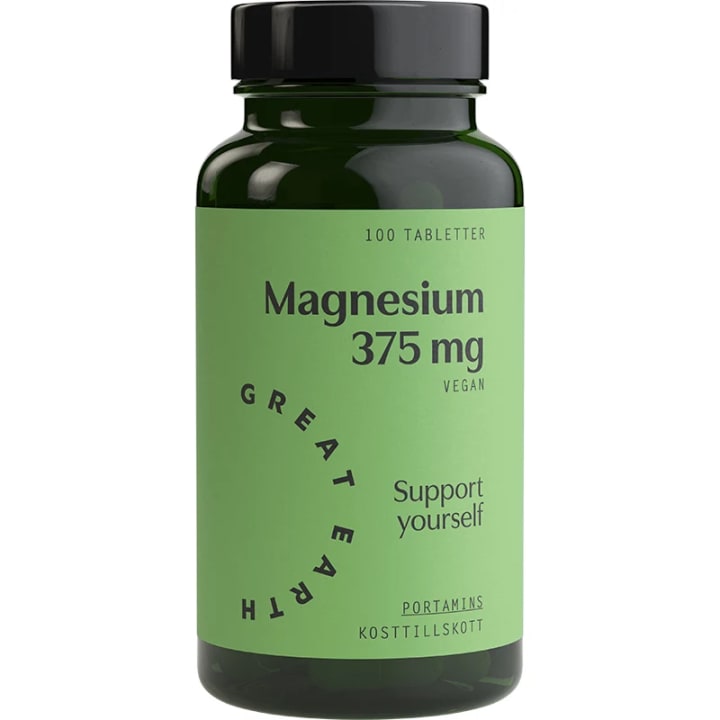 Great Earth Magnesium 375 mg 100 tabletter Great Earth