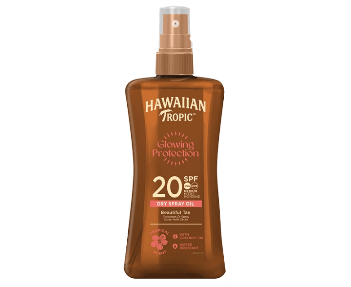 Hawaiian Tropic Glowing Protection Dry Oil Spray  SPF20 200 ml Hawaiian Tropic