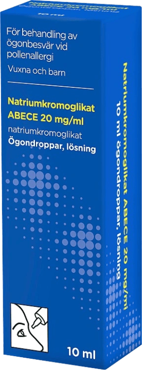 Natriumkromoglikat ABECE Ögondroppar 20 mg/ml 10 ml ABECE