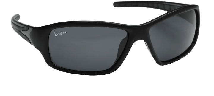 Haga Eyewear Solglasögon Polarized Granada Matt Black Rubber 1par Haga Eyewear
