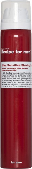 Recipe for Men Ultra Sensitive Shaving Foam 100 ml Recipe for Men