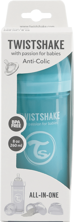 Twistshake Anti-Colic nappflaska 260 ml Pastell Blå Twistshake