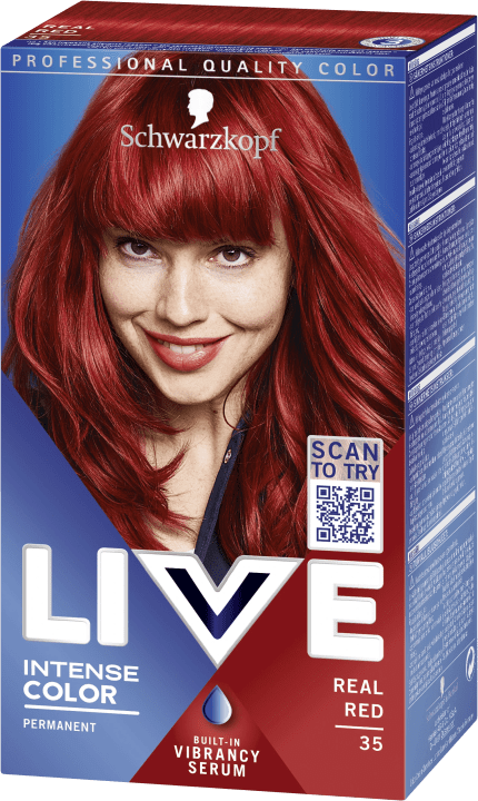 Schwarzkopf Live Intense Color Hårfärg 035 Real Red SCHWARZKOPFLIVE
