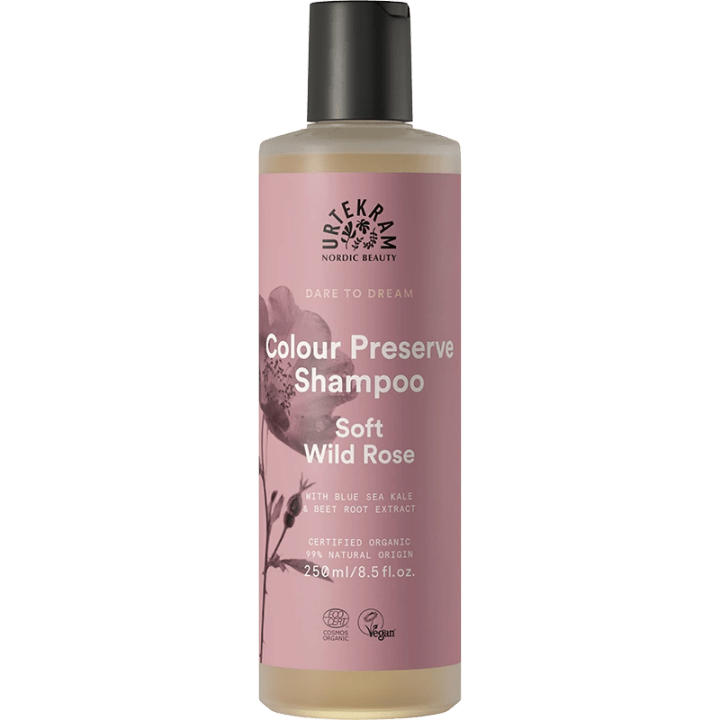Urtekram Dare To Dream Soft Wild Rose Colour Preserve Shampoo 250 ml Urtekram