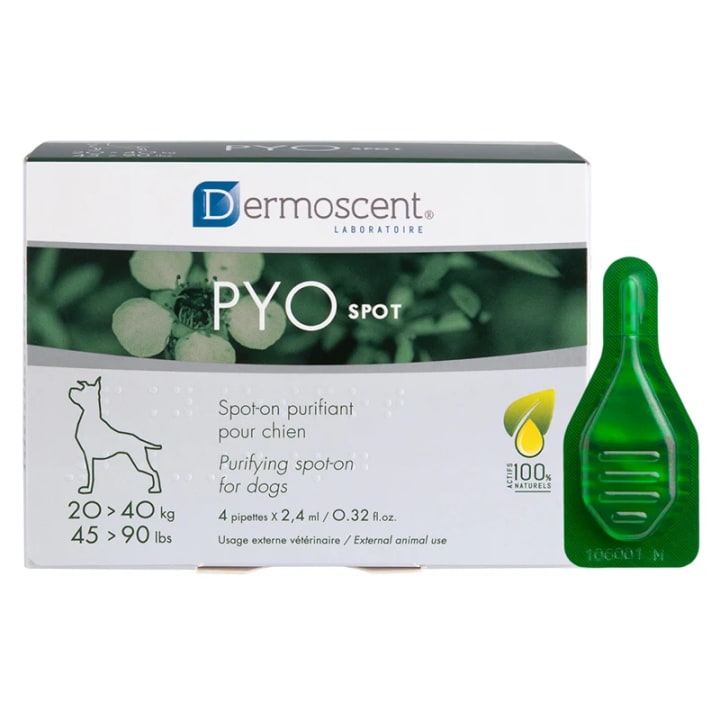 Dermoscent PYOspot® Spot-on för hundar 20-40 kg 4 x 2,4 ml Dermoscent
