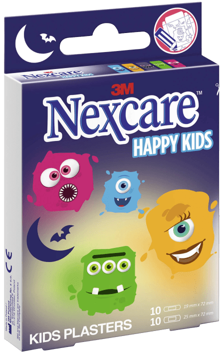Nexcare Happy Kids Plåster 20 st Monster Nexcare
