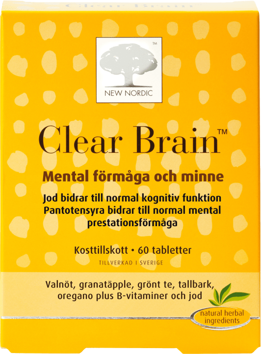 New Nordic Clear Brain 60 st New Nordic