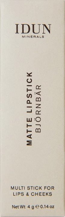 IDUN Minerals Matte Lipstick 4 g Björnbär IDUN Minerals
