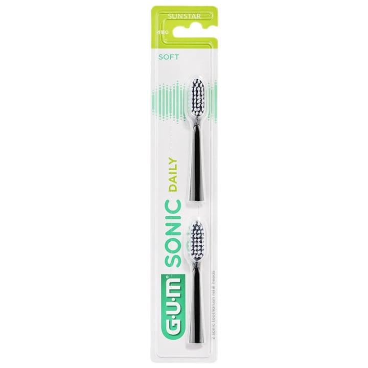 GUM SONIC DAILY Refills Svarta Gum