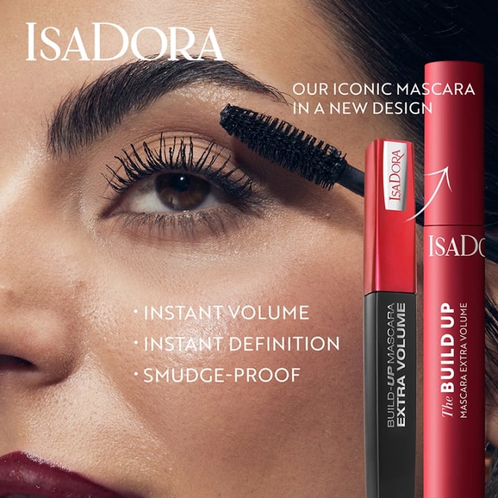 IsaDora Build Up Mascara Extra Volume 10 ml 02 Dark Brown IsaDora