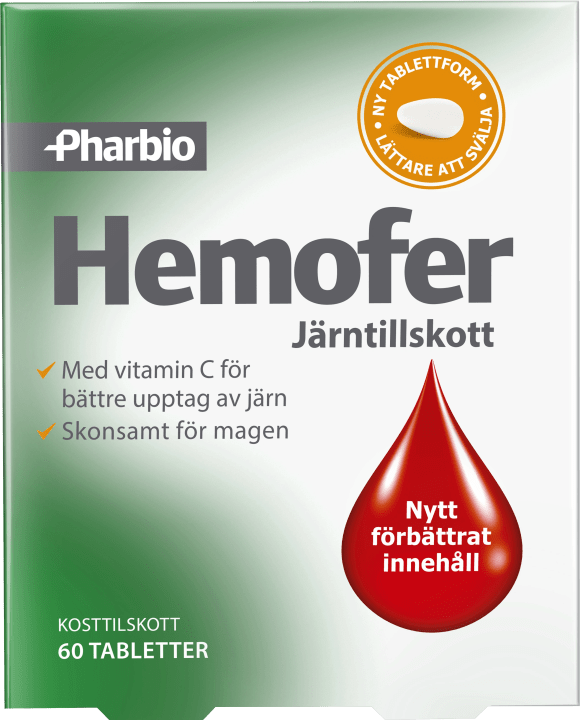 Pharbio Hemofer Järn 60 st Pharbio