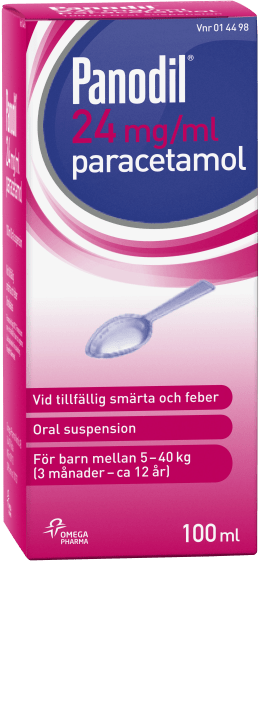 Panodil oral suspension 24 mg/ml 100 ml Panodil