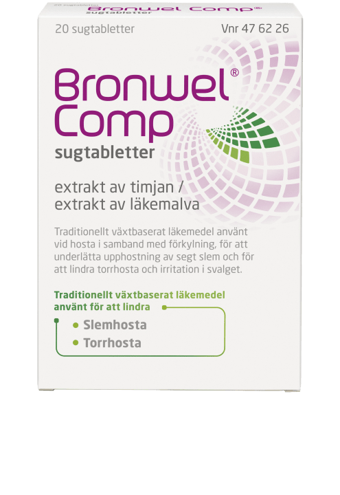 Bronwel Comp Sugtabletter 20 st Bronwel