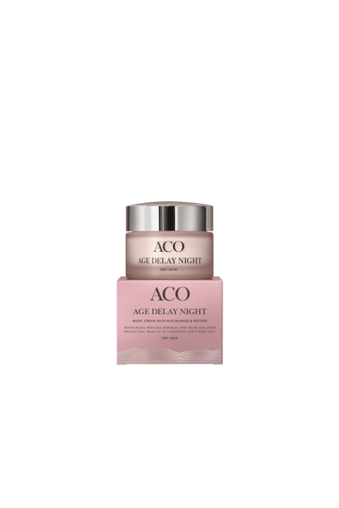 ACO Age Delay Nightcream Dry skin Parf 50ml ACO