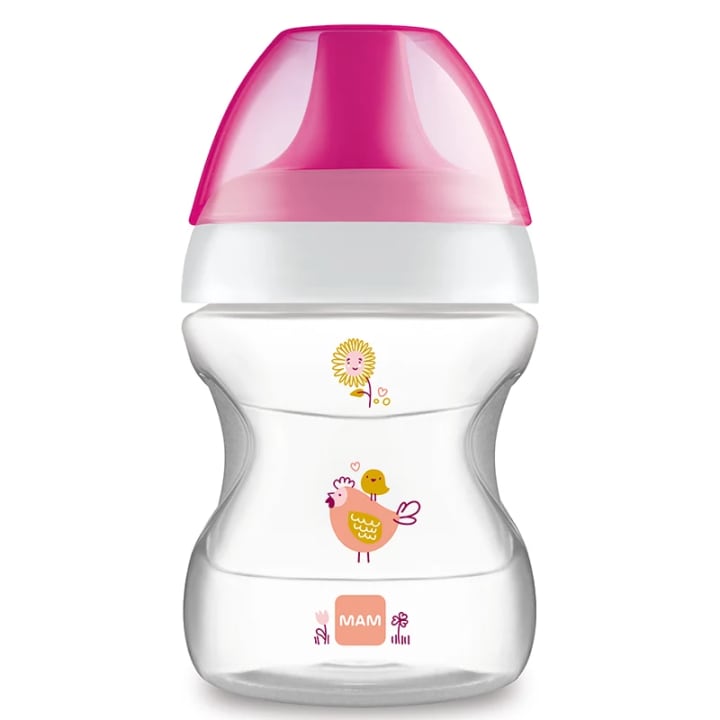 MAM Learn To Drink Cup 190 ml Pink Mam