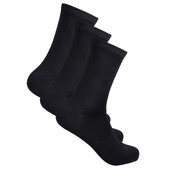 Life Wear Bambustrumpa med Komfortresår 3-pack Svart 40-42 Life Wear