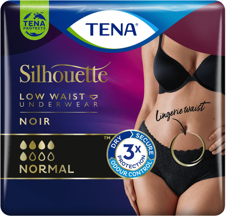 TENA Silhouette Normal Noir Medium 10 st Tena