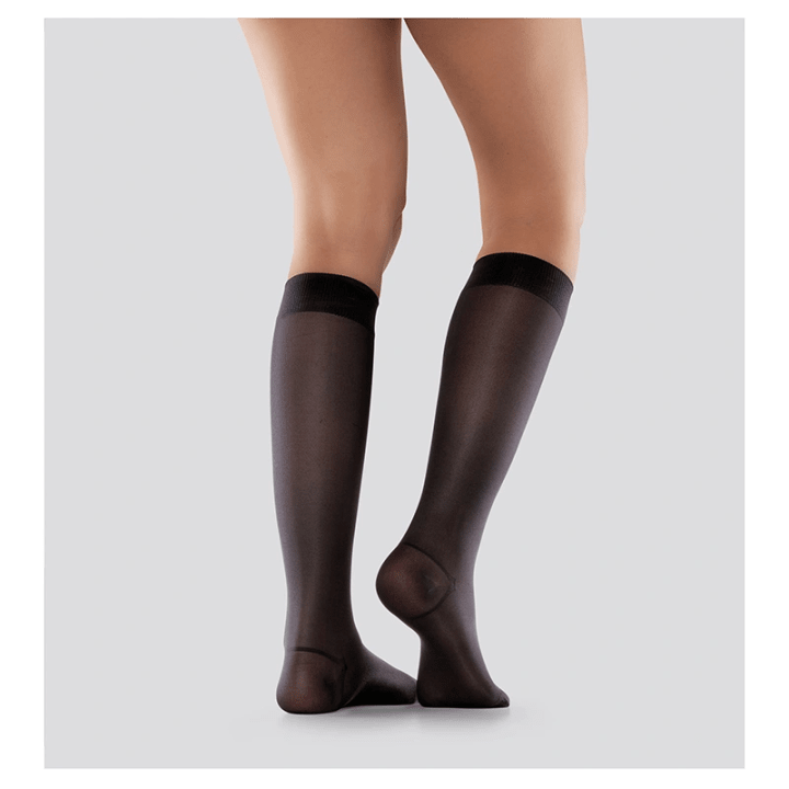 Mabs Nylon Knee Wide Black 1 par XL Mabs