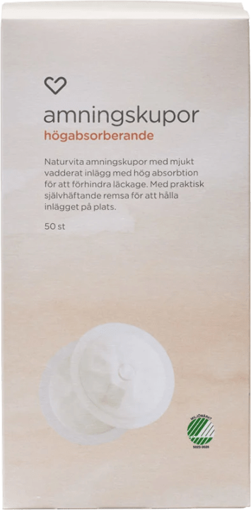 Hjärtats Amningskupor 50 st Hjärtats