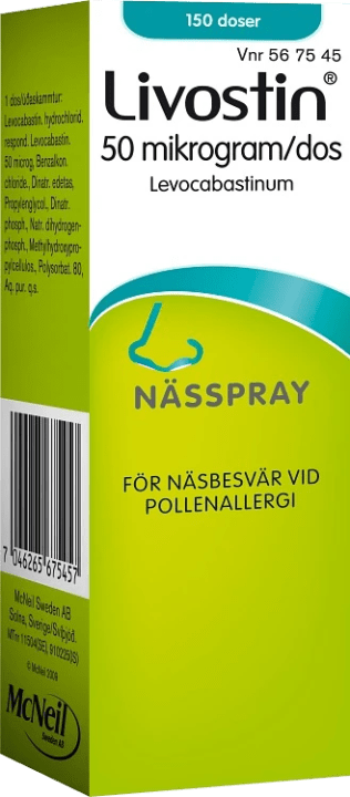 Livostin nässpray 50 µg/dos 15 ml Livostin