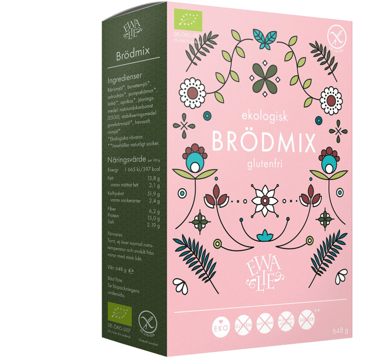 Ewalie Glutenfri brödmix 648 gram Ewalie