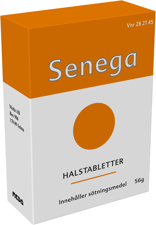 Senega sugtablett 40 st Senega