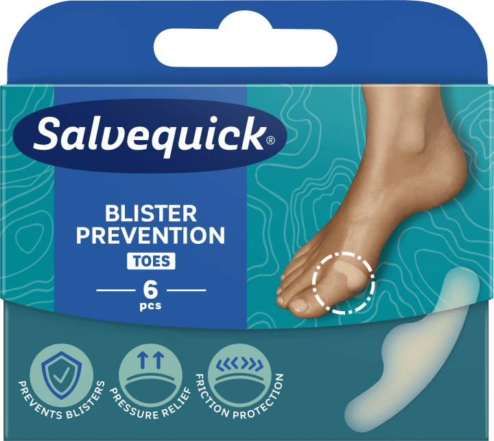 Salvequick Blister Prevention Toes 6 st Salvequick
